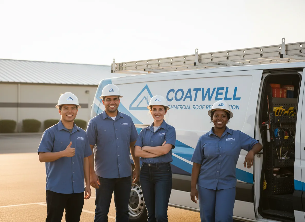 Commercial roof coating company in Dewar, IA
